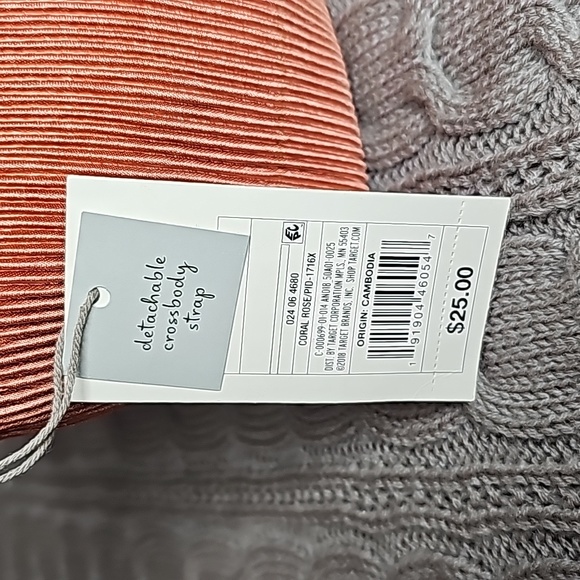 Nwt A New Day Coral Rose Handbag - Picture 3 of 11